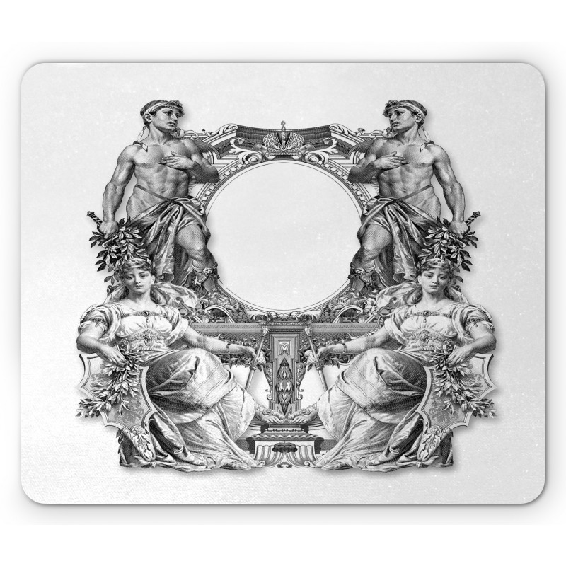 Baroque Crown Mouse Pad