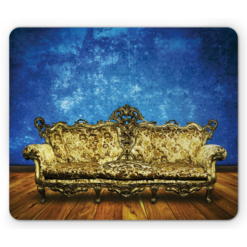 Antique Sofa in Room Mouse Pad