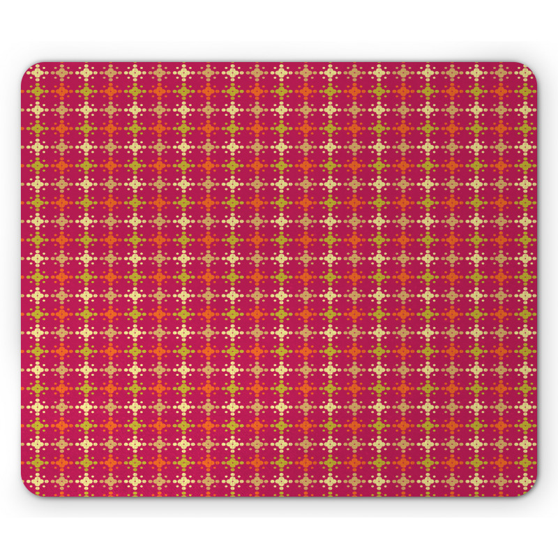 Colorful Lattice Pattern Mouse Pad