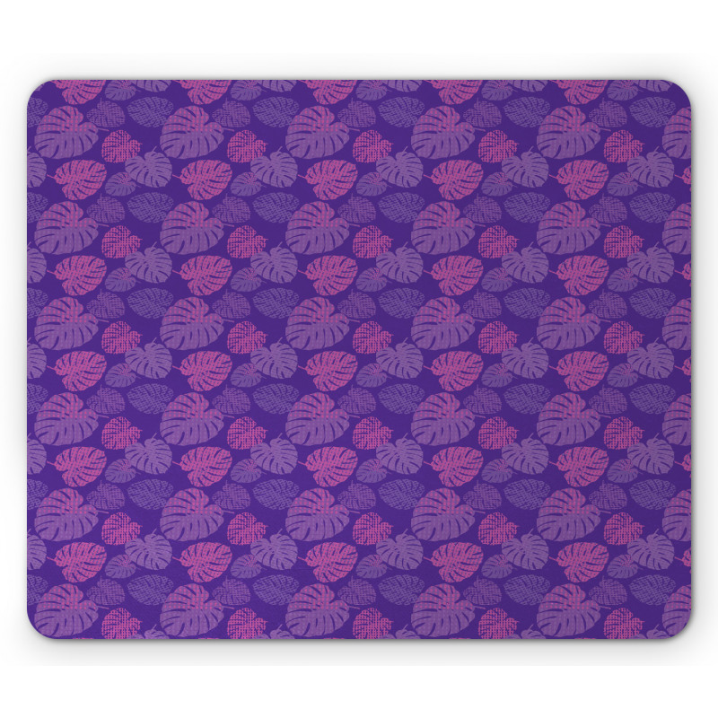 Tropical Palm Leaves Design Mouse Pad