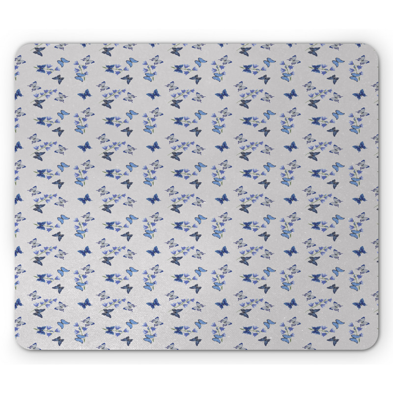 Bluebell Flowers Moths Mouse Pad