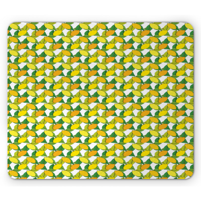 Vitamin C Citrus Drawing Mouse Pad