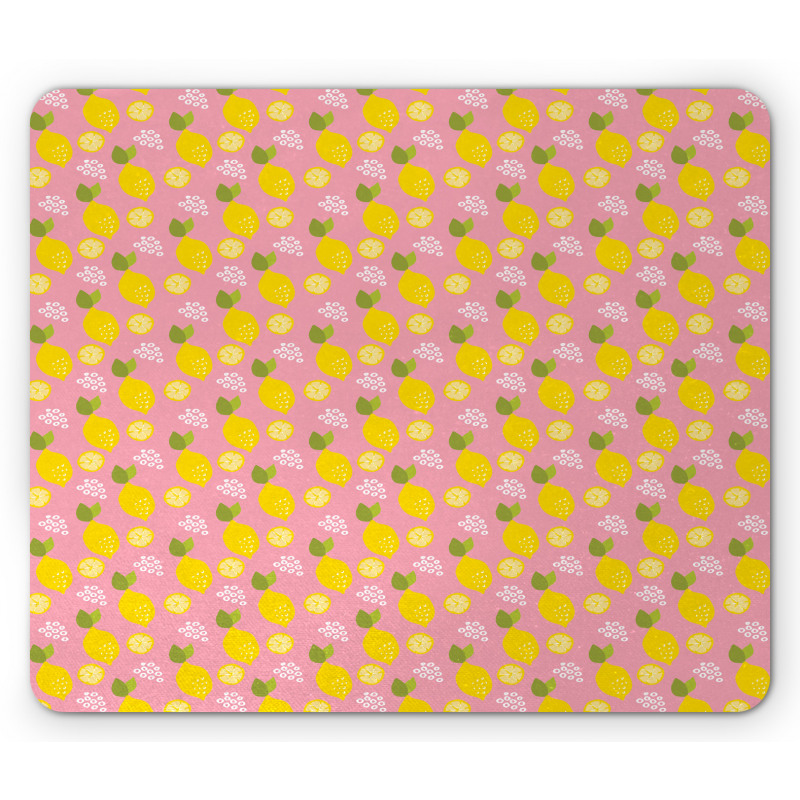 Citrus Leaves Cartoon Art Mouse Pad