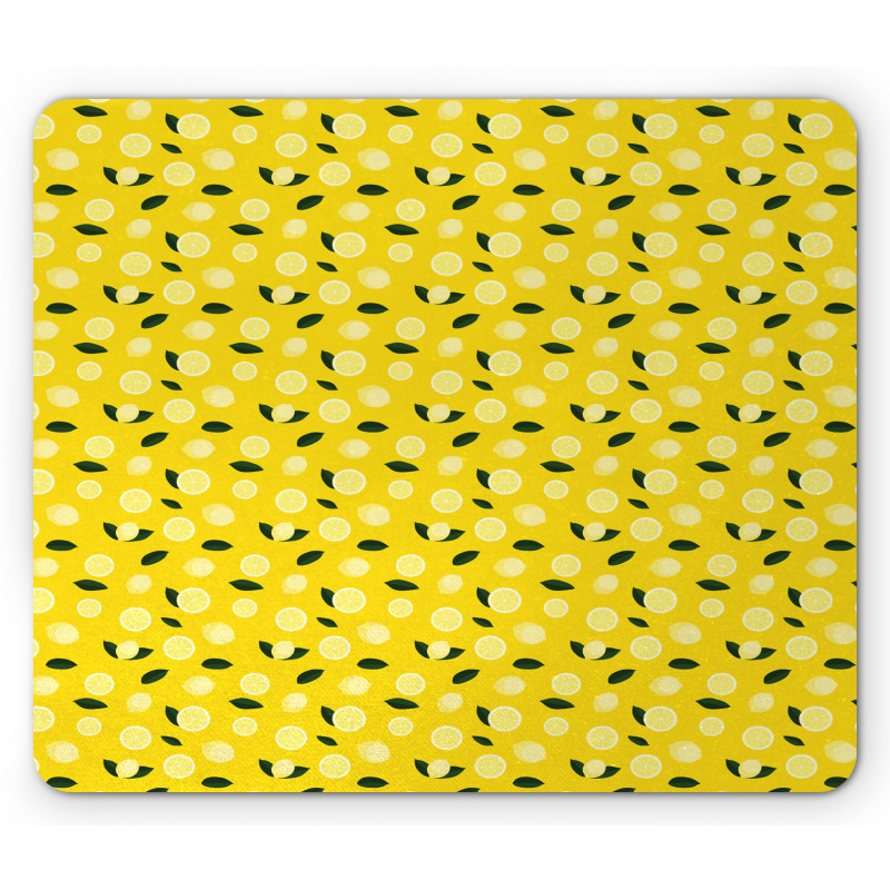 Fresh Citrus in Summer Tones Mouse Pad