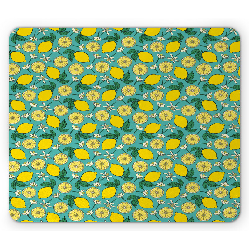 Rhythmic Citrus Blossoms Mouse Pad