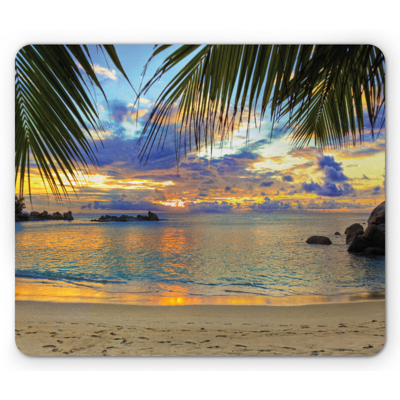 Exotic Beach Photo Mouse Pad