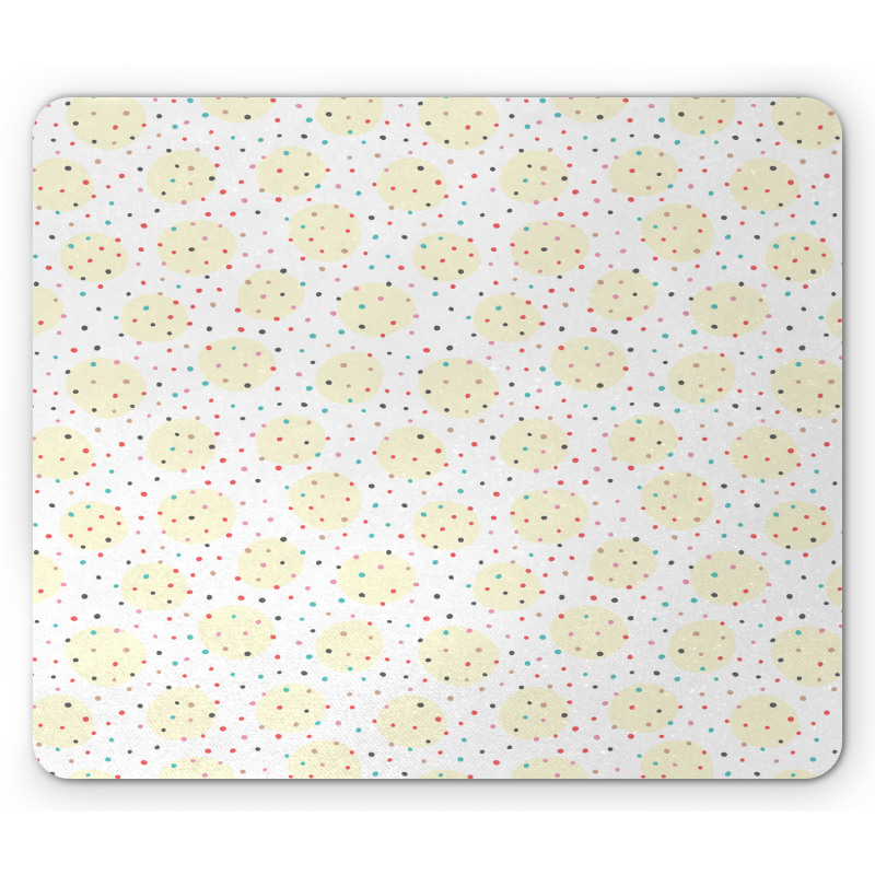 Colorful Random Spots Mouse Pad