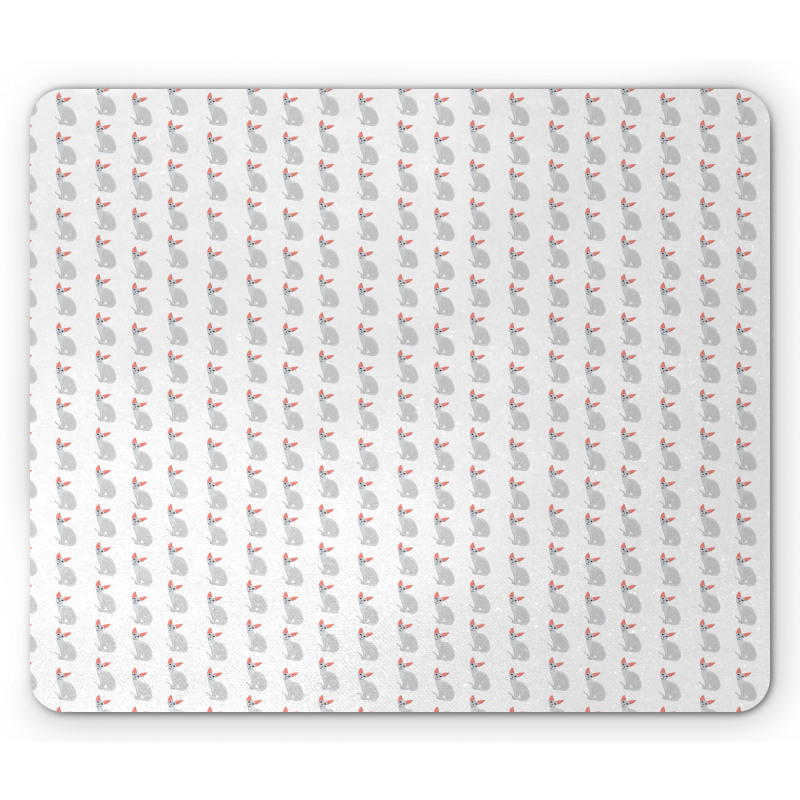 Cartoon Cats Repetition Mouse Pad