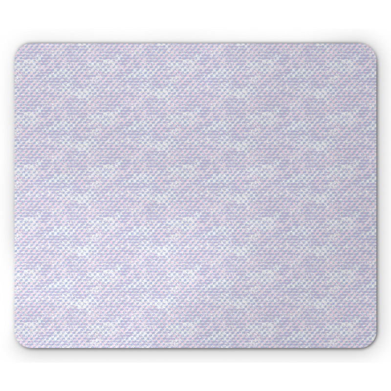 Grunge Look Abstract Shapes Mouse Pad