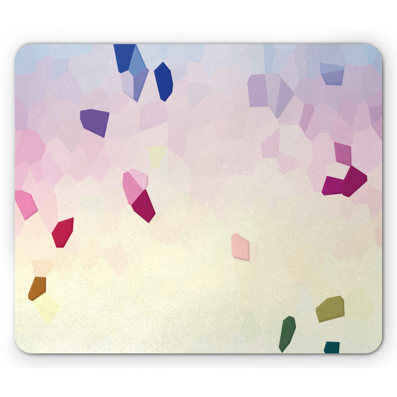 Polygonal Look Stained Glass Mouse Pad