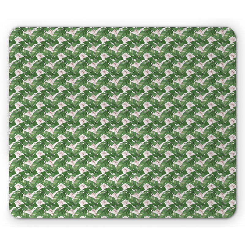 Leafy Exotic Garden Mouse Pad