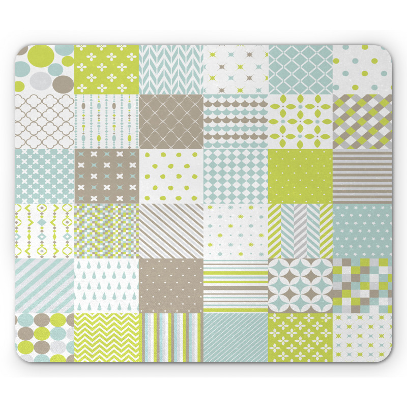 Abstract Squares Mouse Pad