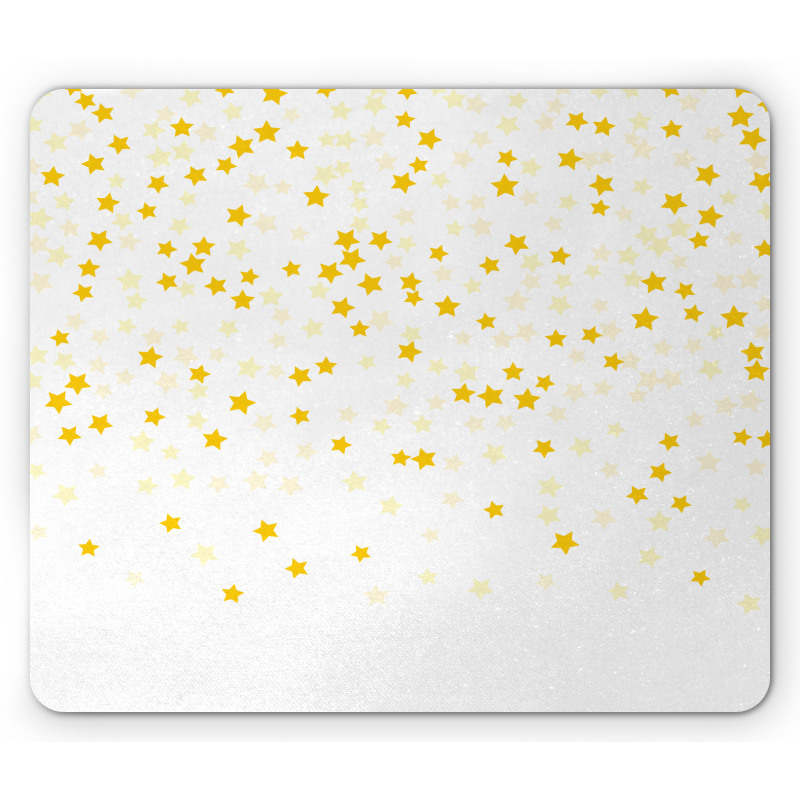 Stars on a Plain Background Mouse Pad