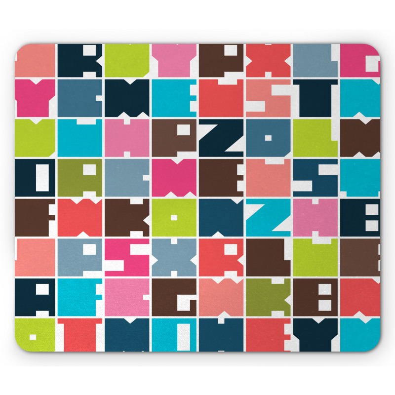 Square Shapes Mouse Pad