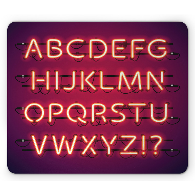 Contemporary Letters Art Mouse Pad