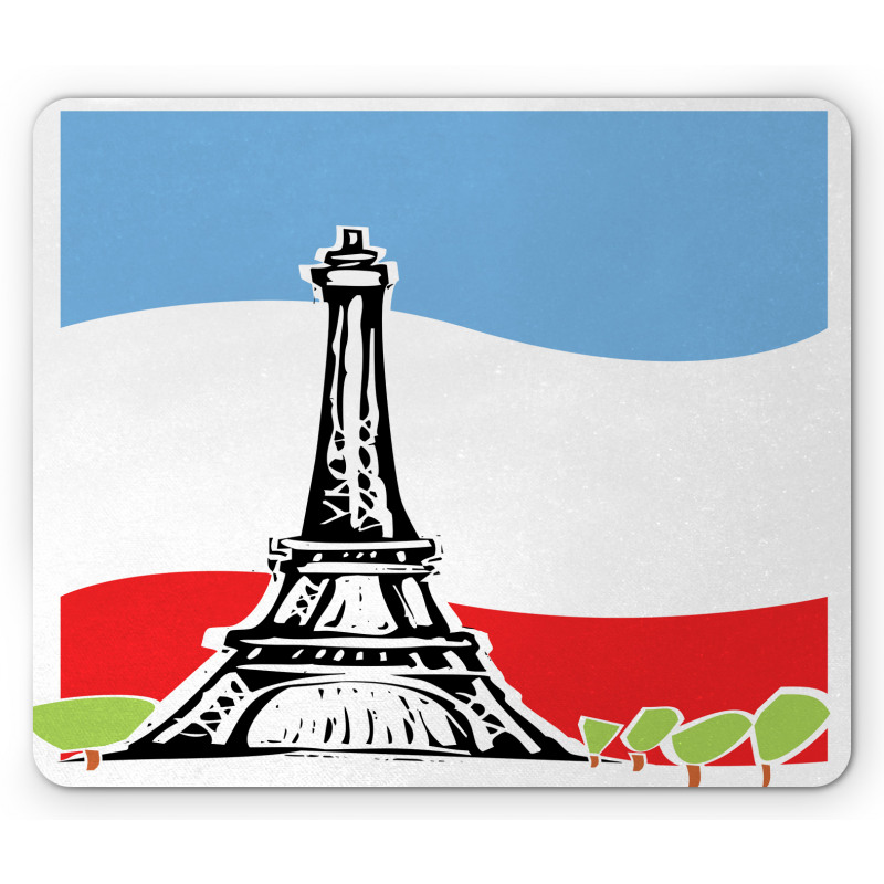 Famous French  Mouse Pad