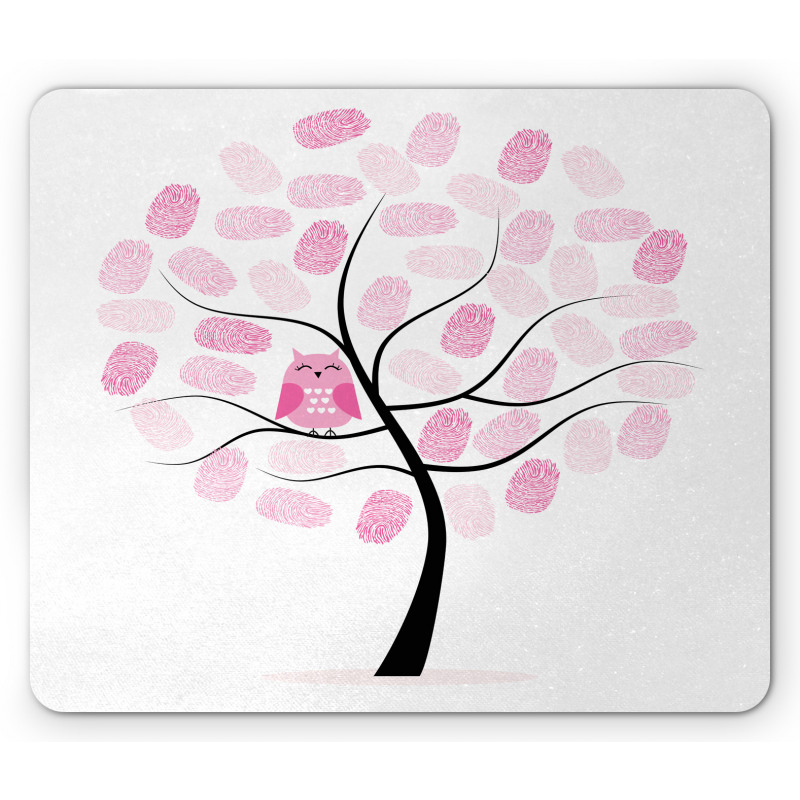 Tree with Fingerprints Mouse Pad