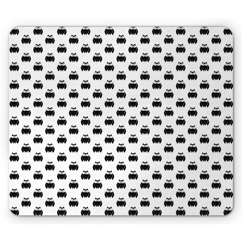 Repeating Cartoon Style Mouse Pad