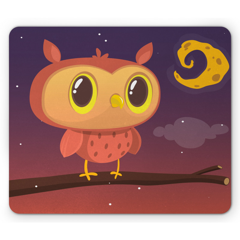 Sky Moon and Stars Mouse Pad