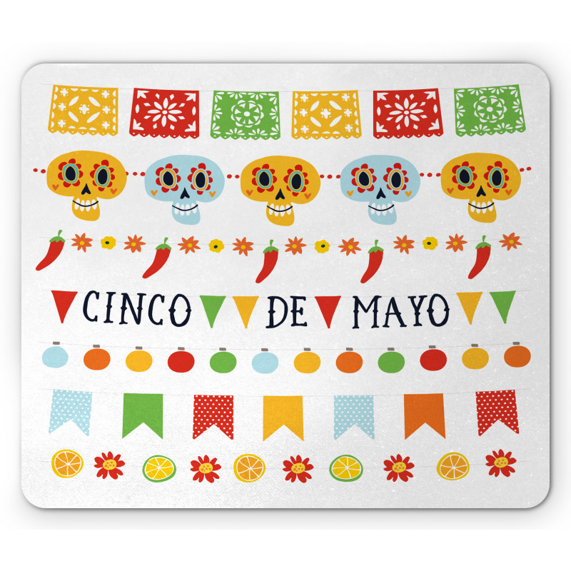 Mexico Folk Concept Mouse Pad