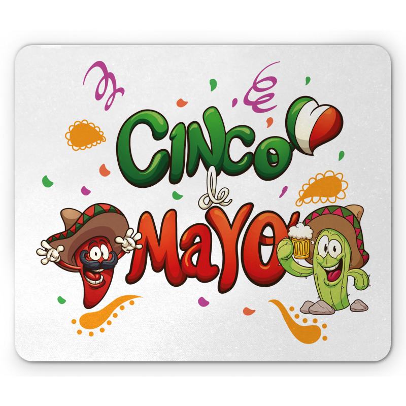 Mexican Cartoon Mouse Pad