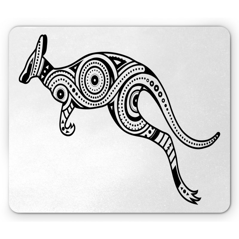 Abstract Ornate Kangaroo Mouse Pad