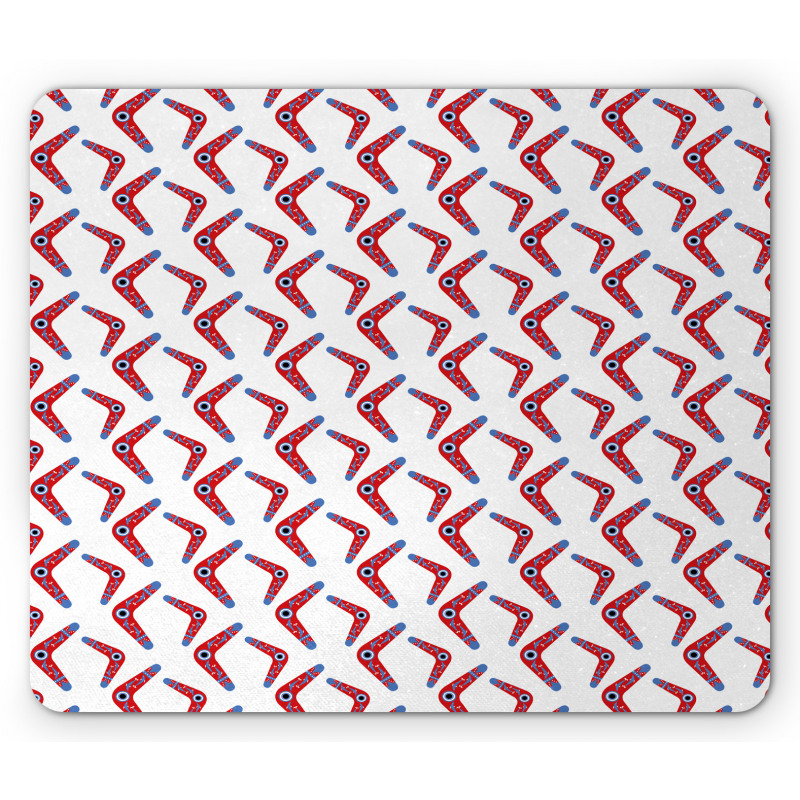 Boomerang Motif Mouse Pad