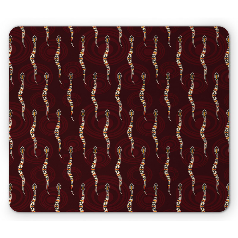 Abstract Snakes Mouse Pad