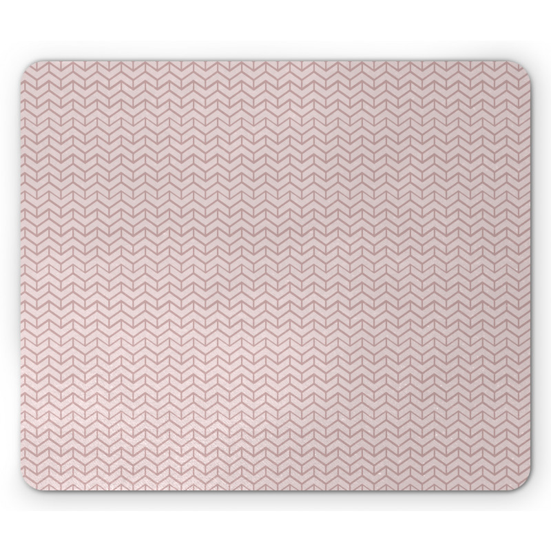 Retro Geometric Formations Mouse Pad