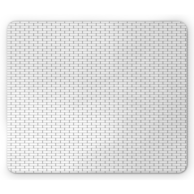 Monotone Street Wall Pattern Mouse Pad