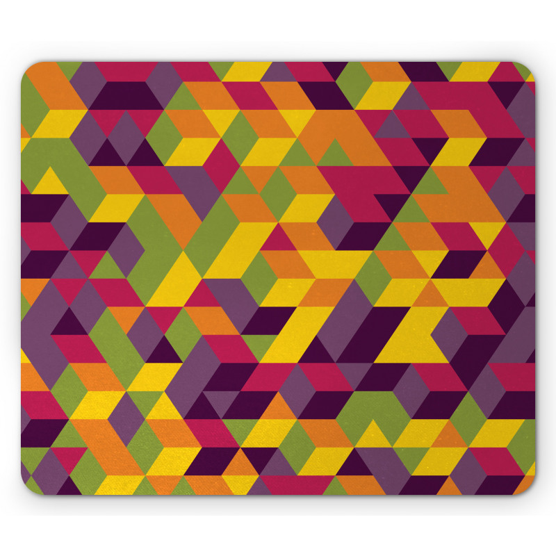 Modern Colorful Repetition Mouse Pad