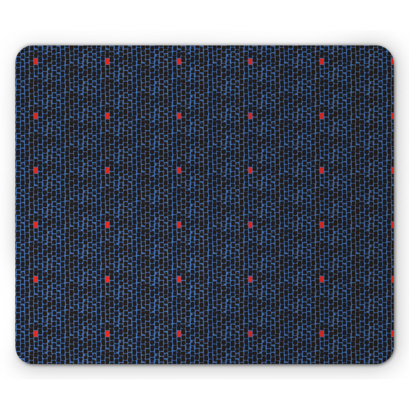 Grungy Brushstrokes Pattern Mouse Pad