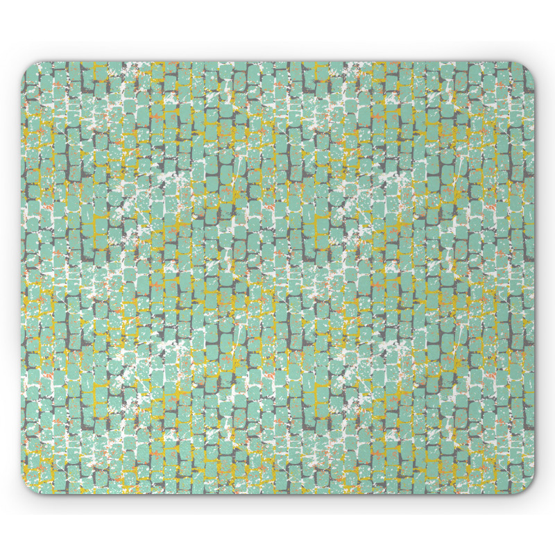 Grunge Street Wall Pattern Mouse Pad