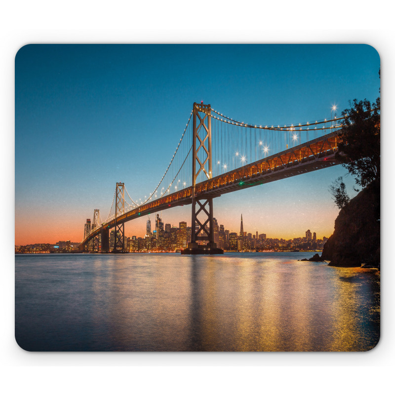 San Francisco Skyline View Mouse Pad