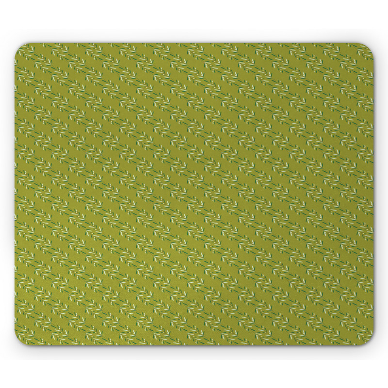 Vegetation Leaves Budding Mouse Pad