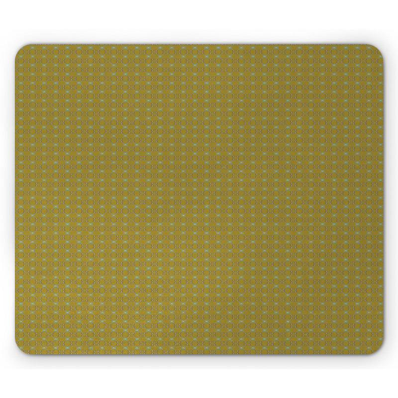 Vertical Floral Motifs Mouse Pad