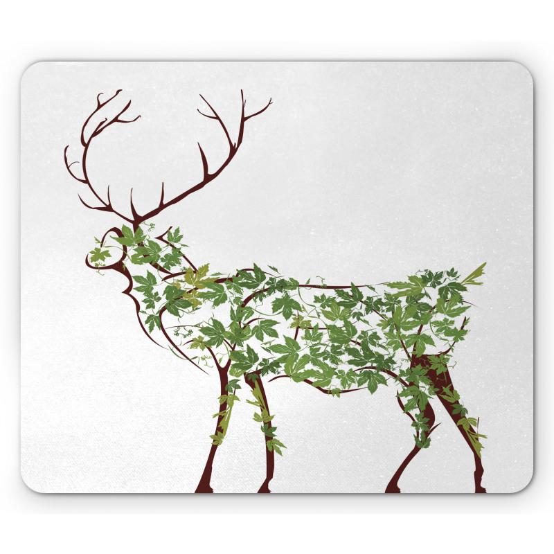 Garden Deer Celebration Mouse Pad