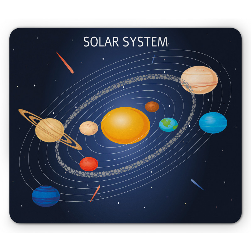 Celestial Cartoon Scheme Mouse Pad