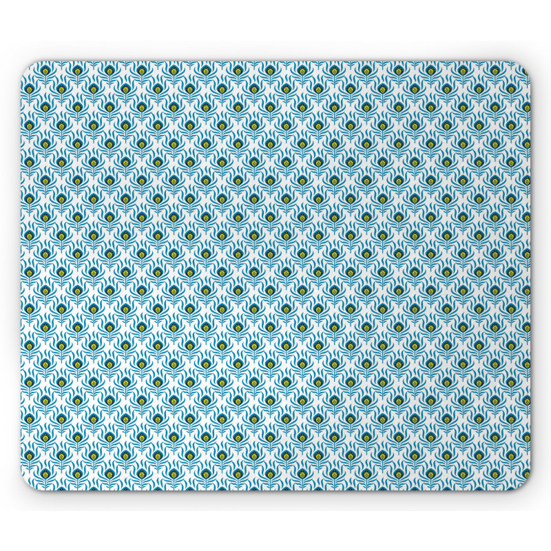 Abstract Feathers Artwork Mouse Pad