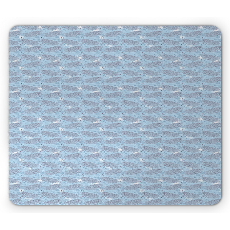 Bird Leaf Little Butterfly Mouse Pad