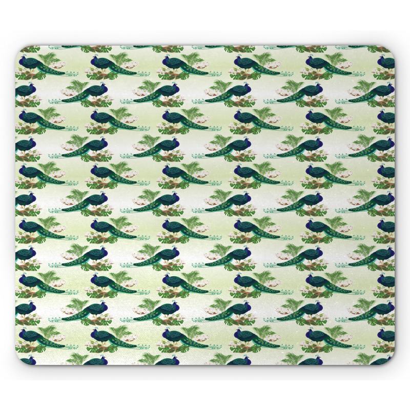 Exotic Bird Beauty Branch Mouse Pad