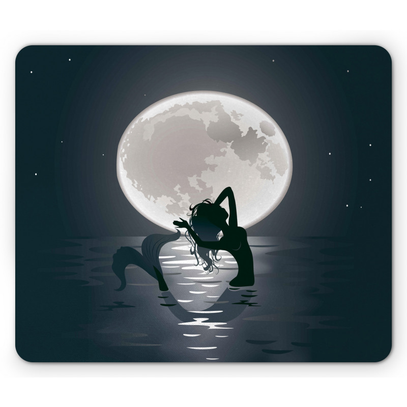 Mermaids at Night Mouse Pad