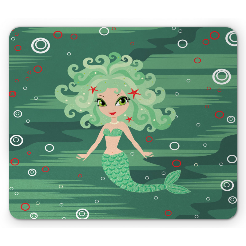 Starfish Sea Cartoon Mouse Pad