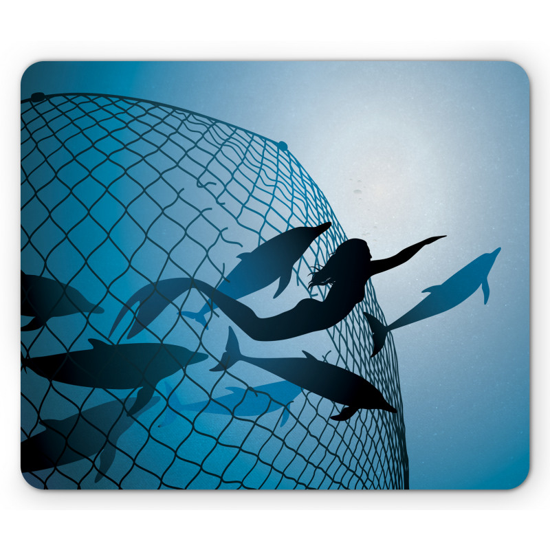 Flight of Dolphins Mouse Pad