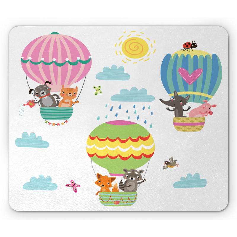 Animals Fly Nursery Mouse Pad