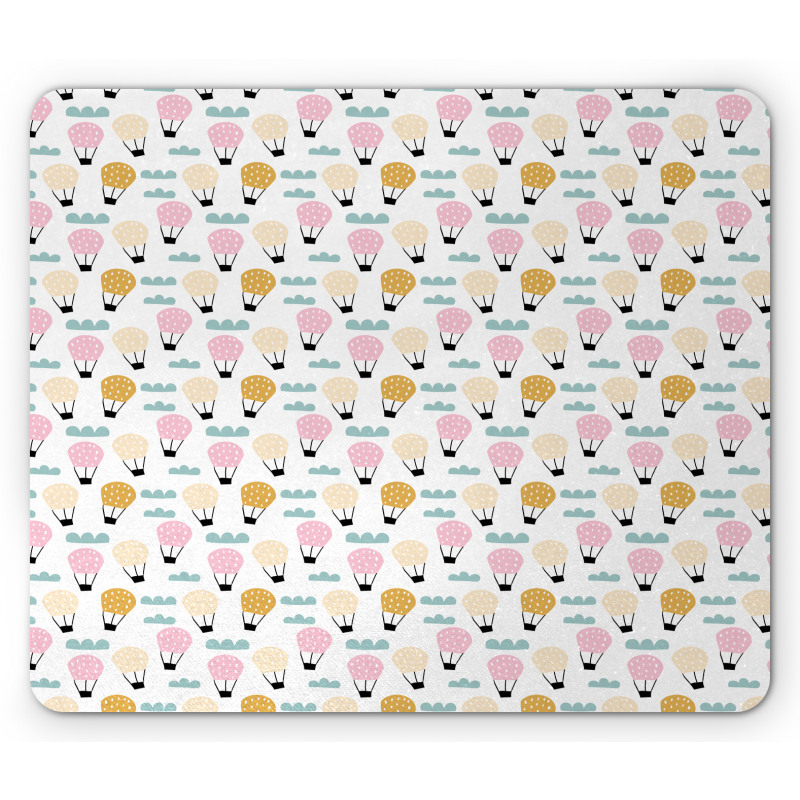 Pastel Sky Cartoon Mouse Pad