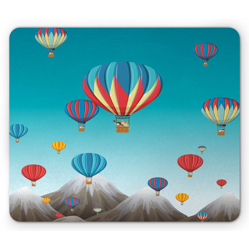 Colorful Mountains Mouse Pad