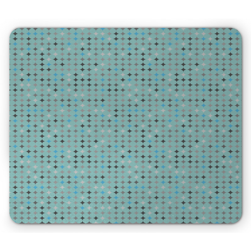 Modern Rounds Pattern Art Mouse Pad