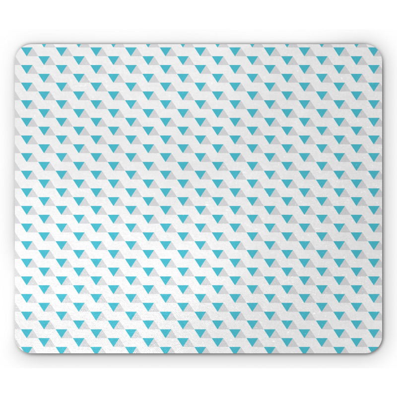 Diagonal Triangles Design Mouse Pad