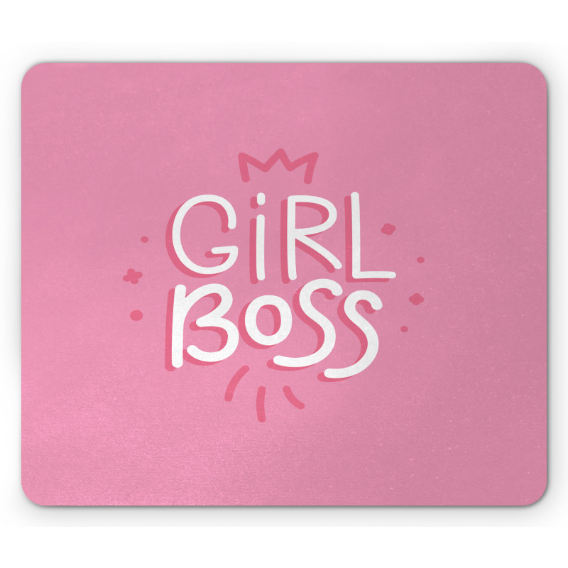 Feminine Pinkish Concept Mouse Pad